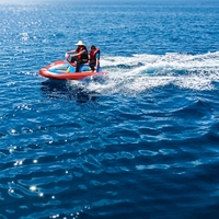 En stock : Jet ski gonflable électrique de haute qualité, équipement aquatique, yacht gonflable, jet ski pour les vacances en famille, jeux aquatiques