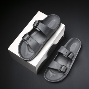 Sandali sportivi retrò con fibbia per cintura explose Cross-Border Plus Size pantofole piatte per <span class=keywords><strong>uomo</strong></span> donna estate - Product Image 2