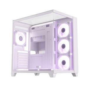 JNP vente en gros usine châssis alimentation Argb ventilateur système de refroidisseur d'eau Rgb Gaming Pc boîtier d'ordinateur boîtier de bureau <span class=keywords><strong>Gamer</strong></span> - Product Image 1