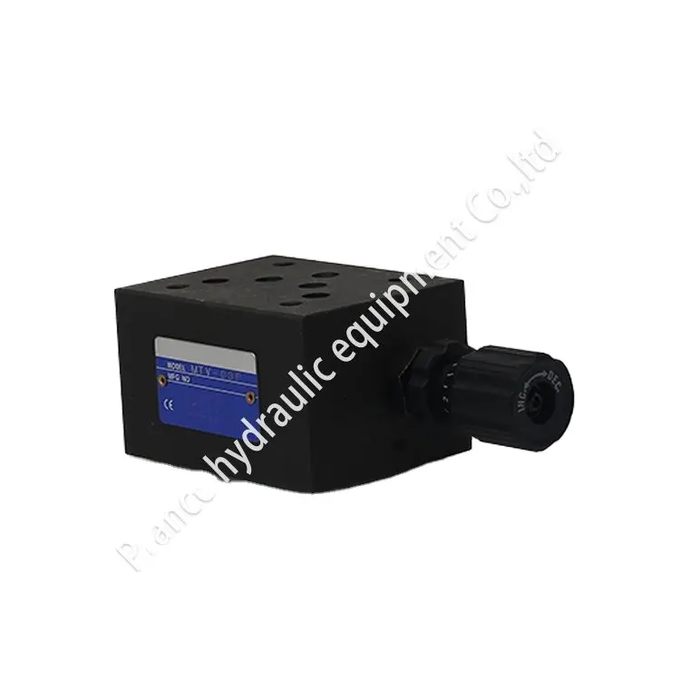 MTV Type Of Modular Throttle Valve Flow Control Valve Hydraulic Pressure Regulating Valve