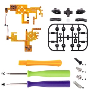 Kit d'éclairage d'ambiance LED EXtremeRate pour manette NS Switch avec boutons noirs mats UV pour la modification de la manette NS Switch version OLED - Product Image 2