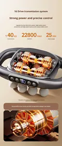 Pistola de Masaje Profesional 8 en 1, 3200 RPM, Percusión de Tejido Profundo, Kit de 16 Accesorios, Gran Potencia para Atletas - Product Image 6