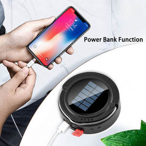 Lanterna da Campeggio LED Solare Multifunzione, Power Bank Ricaricabile, Gancio Nascosto, Impermeabile, Regolabile per la Pesca, 50000 Ore <span class=keywords><strong>di</strong></span> Autonomia - Product Image 3