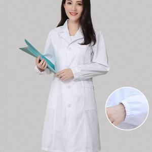 <span class=keywords><strong>Camice</strong></span> Bianco Unisex da Medico a Maniche Lunghe, <span class=keywords><strong>Camice</strong></span> Protettivo Chimico per Studenti Universitari, Uniforme da <span class=keywords><strong>Infermiere</strong></span>, Abbigliamento da Lavoro per Ospedali - Product Image 6