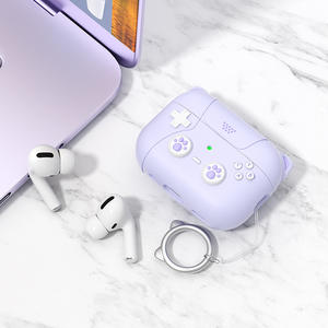 Linda <span class=keywords><strong>segunda</strong></span> generación para <span class=keywords><strong>AirPods</strong></span> <span class=keywords><strong>Pro</strong></span> 2 funda protectora de silicona para auriculares, fundas para auriculares para Apple - Product Image 2