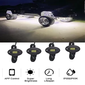 KingShowStar-Luz Led blanca resistente al agua para camión, atv, coche, barco y motocicleta, 12V, 36W, IP68, venta al por mayor, nuevo producto