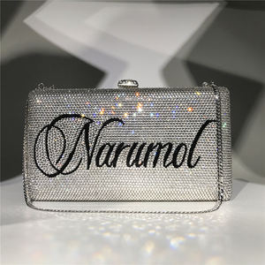 OC4161 <span class=keywords><strong>OCCI</strong></span> Fabricante Personalizado de Bolsos de Mano de Cristal de Alta Calidad, Bolsos de Noche para Mujer, Bolsos de Mano para Boda - Product Image 4