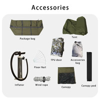 Imperméable Portable Gonflable Toile Camping Voiture Garage Tente Coton Opblaasbare pour Remorque Extérieure