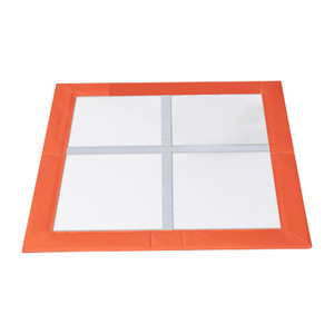 Tapis d'exercice carré en nylon Tian Kong Grid, orange et bleu, pour entraînement intérieur et extérieur, équipement de fitness portable - Product Image 5