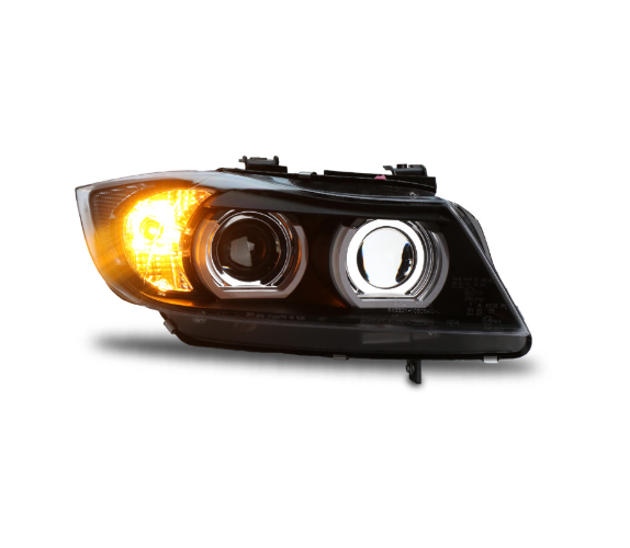 Car Headlight DRL Head Lamp Angel Eye Bi Xenon Beam 12V 55W 6000K New Accessories Applicable for 3 Series E90 2005-2012