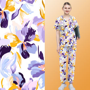 Popolare 100% Australia puro cotone stampa digitale scrub Top e pantaloni medico comodo da donna infermiera divertente scrub set uniformi - Product Image 6