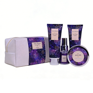 Ensemble de soins corporels pour enfants Starry Night Travel, 4 pièces |   Ensemble de <span class=keywords><strong>spa</strong></span> biologique à base de plantes |   Coffret cadeau parfumé personnalisé - Product Image 5