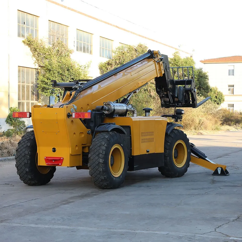 Nhà Máy 4ton 3.5ton 7M 14m 14m Kính thiên văn xe nâng telehandler xử lý bán