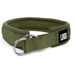 الياقات العاكسة من النايلون للحيوانات الأليفة مريحة لينة مبطنة من النيوبرين طوق كلب قابل للانزلاق للمشي ضد السحب - Product Image 3