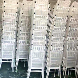 Wholesale Commercial Hotel Party Stackable Heavy Duty White Metal Wedding <b>Chairs</b> Chiavari <b>Chair</b> - Product Image 1