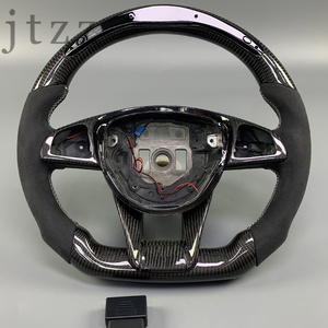 Volante de Fibra de Carbono de Alta Gama para <span class=keywords><strong>Mercedes</strong></span> Benz W205 C63 <span class=keywords><strong>S</strong></span> <span class=keywords><strong>CLA</strong></span> <span class=keywords><strong>45</strong></span> GLC 43 GT <span class=keywords><strong>S</strong></span> R C SLC S63 con Excelente Relación Calidad-<span class=keywords><strong>Precio</strong></span> - Product Image 1