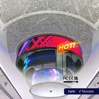 Layar LED Fleksibel Dalam Ruangan P2, Panel LED Film Lunak Full-Color, Video Wall Melengkung, Signage Digital, Iklan Toko Ritel