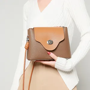 Thả vận chuyển Vegan da phụ nữ Túi Nhỏ Vai Crossbody Túi giản dị Ví du lịch vai xô Túi