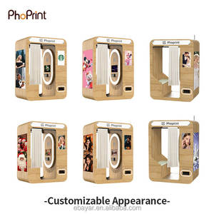 Photomaton en bois vintage à écran tactile portable de 18.5 pouces pour centre commercial - Product Image 4