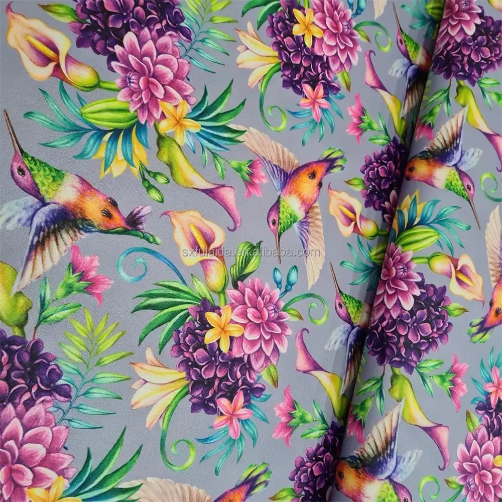 Hot Sale 95/5 Custom Digital Printing Lycra Cotton Jersey Knit Fabric For Women Dress