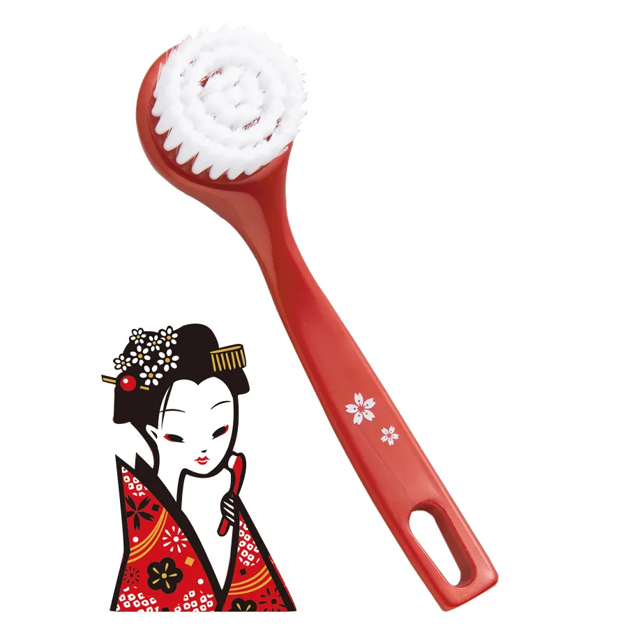 Japanese soft nylon premium facial massager face wash cleanser spa brush