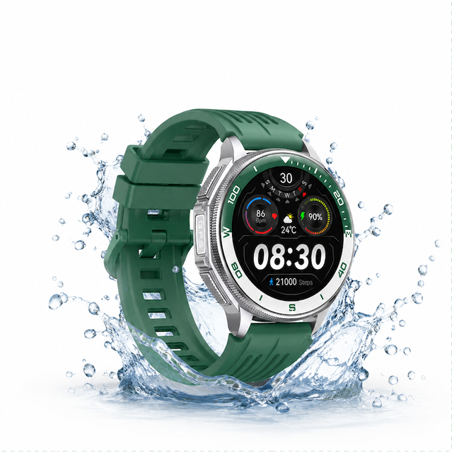 New Fashion AMOLED Smartwatch GPS Outdoor Sport 3ATM Waterproof Waterproof Fitness Smart Watch for Android iOS