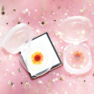 Blush in Crema Permanente con Fiori Veri, Ambra Trasparente, Cambia Colore con la Temperatura, Senza Logo, Doppio Uso per Labbra e Guance - Product Image 5