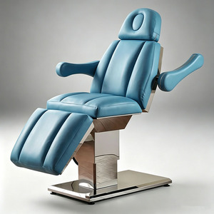 Great Factory New Modern Salon Furniture 3/4 Motors Electric Facial Bed Spa Facial Chair Massage <b>Table</b> Height <b>Adjustable</b> PU - Product Image 1