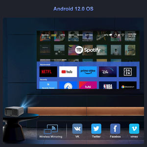 YDH-Q12W Chuyên Nghiệp Độ Sáng Cao 4K <span class=keywords><strong>Video</strong></span> Chiếu 3G + 128G Android Chùm LCD 1080P Chiếu Rạp Hát Tại Nhà <span class=keywords><strong>Video</strong></span> Chiếu - Product Image 4