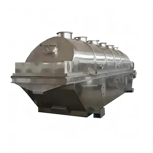 Continuous Stainless Steel Vibrating Fluid Bed Dryer Machine for Sea Salt Dryer and Crystal Sugar