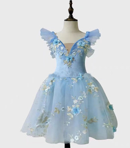 Nuovo Tutù <span class=keywords><strong>da</strong></span> Balletto 2023, Tutù Romantico Morbido per Bambini, Costumi <span class=keywords><strong>da</strong></span> Danza Fiabesca per Bambini - Product Image 3