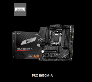 Tarjeta Madre PRO B650M-A AM5 Compatible con Ryzen 7000/8000/9000 DDR5 PCIe 4.0 M.2 - Product Image 1