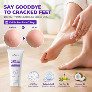 <span class=keywords><strong>Crème</strong></span> de soin des mains et des pieds multi-formules de luxe raffermissante, hydratante, à l'urée et à l'acide salicylique pour les peaux sèches, gercées et callusées - Product Image 1
