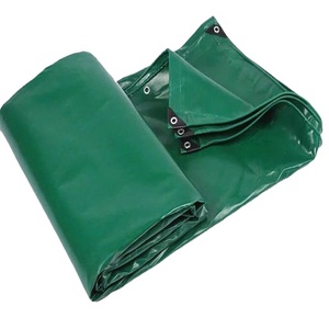 Vendita calda copertura del camion in cantiere uso impermeabile resistente allo strappo 500-700gsm tessuto rivestito in PVC - Product Image 1