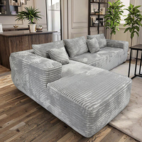 Stoff-Kombination Komprimiertes Schlafsofa-Set für Wohnzimmer Elegante Möbelkollektion