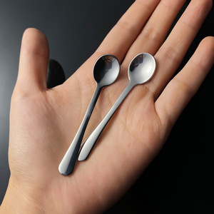 Mini Cuchara de Acero Inoxidable 304 de 7.3cm, Cuchara para Condimentos, Cuchara para Helado, Apta para Alimentos, Apta para Lavavajillas - Product Image 1