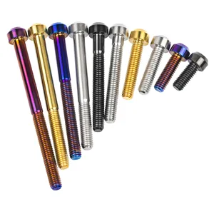 Vis en titane M6 x 10 15 20 25 30 35 40 45 50 60 65 70 80 mm à tête Torx pour vélo et moto - Product Image 2