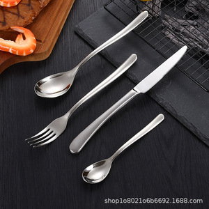 Moonlight Cutlery Set Stainless Steel <b>Knife</b> Fork Spoon 4 Piece Western Dinnerware Durable Mirror Polished Hotel Restaurant Gift - Product Image 2