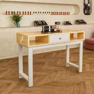 Mesa de Manicura de Metal de Diseño Japonés Moderno, Muebles de Hierro en Oferta para Salones de Uñas, Dormitorios y Salas de Estar - Product Image 6