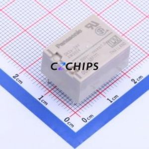 DK2A-24V Power Relay Through hole Component (THT) Relay 24V 2 Normally Open: 2A (DPST-Normally Open)::: 250V-AC/125V-DC AgNi - Product Image 1