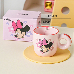 Taza <span class=keywords><strong>de</strong></span> <span class=keywords><strong>Porcelana</strong></span> con Diseño <span class=keywords><strong>de</strong></span> Mickey y Minnie, 275 ml, Apta para Lavavajillas y Microondas, Taza Personal para Café/Leche, Moderna, <span class=keywords><strong>de</strong></span> Gran Capacidad - Product Image 6