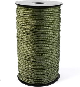 Cuerda de Paracaídas de Alta Resistencia 550 Paracord de 4 mm Tipo III con Núcleo de 7 Hilos, Cuerda de Supervivencia de Alta Resistencia para Equipo Táctico y Campismo al Aire Libre - Product Image 1