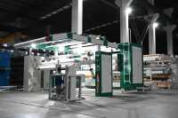 Máquina laminadora de cortinas de alta eficiencia PUR Hot Melt Glue Cortina Blackout Máquina laminadora