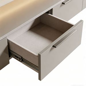 Mueble de TV de Lujo con Acabado Brillante, Consola Multimedia con Cajones, Elegante Soporte de TV para Sala de Estar, Diseño Personalizado - Product Image 5