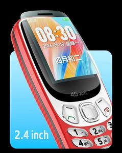 Téléphone <span class=keywords><strong>portable</strong></span> OEM 2G MTK double SIM 2,4 pouces avec <span class=keywords><strong>touches</strong></span> en cristal, grande autonomie, sans appareil photo, Type-C, lampe torche GSM, coque de protection - Product Image 2
