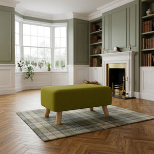 Modern Paper Upholstered Adjustable Height Removable Cover <strong>Small</strong> Square Footstool Ottoman <strong>Pouffe</strong> for Bedroom Hospital Hotel Use - Product Image 3