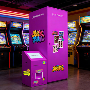 JIPAI Fabricant Direct – Cabine <span class=keywords><strong>Photo</strong></span> Personnalisable avec Autocollant Extérieur – Nouvelle Tendance : Cabine <span class=keywords><strong>Photo</strong></span> Aérienne en Libre-Service avec Impression Instantanée - Product Image 1