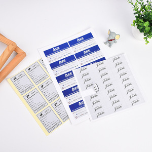 Etiquetas Autoadhesivas Transparentes He Mei de PVC PET, Impresas Personalizadas, con Reverso de Papel Kraft Amarillo, Acabado Mate 8 Silk - Product Image 1