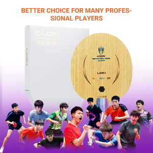 Loki Nuevo Diseño KIRIN 5Pro Inner Professional, Palas de Ping Pong con Madera de <span class=keywords><strong>Limba</strong></span> Importada para un Mejor Agarre, Hoja de Raqueta de Tenis de Mesa - Product Image 6