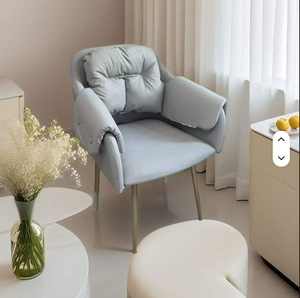 Sillón Individual Moderno para Sala de Estar, Juego de Muebles para Sala de Estar, Sillón de Lujo de Terciopelo para la Sala de Estar - Product Image 5